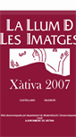Mobile Screenshot of lallumdelesimatges.ayto-xativa.es